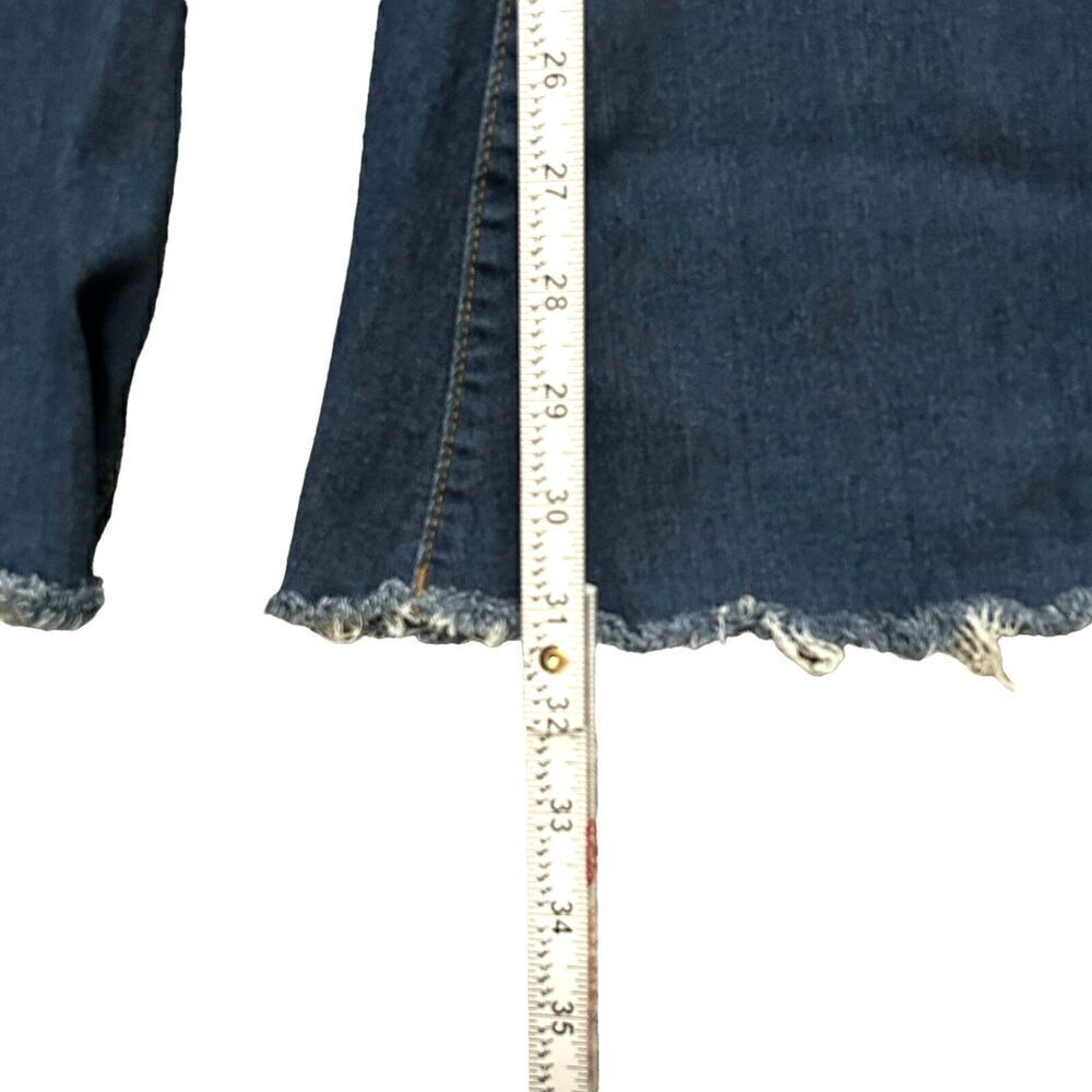 Dior Carter Women's Bell 15" Bottom Flare Distressed Jeans, Size 25 #J4-1581 - Picture 8 of 12